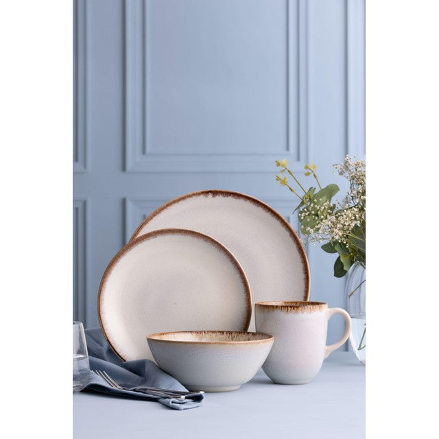 Rayware Mason Cash Reactive cream dinner plate 26.5cm, imported from the UK