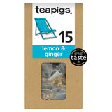 M&S Teapigs Lemon & Ginger Herbal Infusion Tea Bags 15 per pack- Buy online at McGrocer