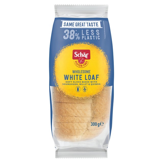 Schar gluten free white loaf 300g (British brand)