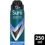 Sure Men Antiperspirant Deodorant Spray 250ml (British brand)