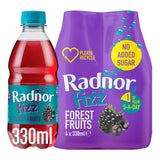 M&S Radnor Fizz Forest Fruits Flavoured Sparkling Soft Drink 4 x 330ml- Buy online at McGrocer