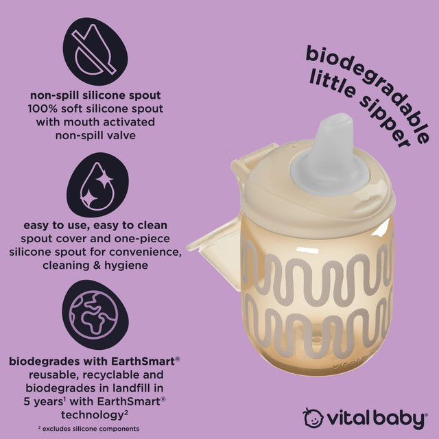 Vital Baby natural oat toddler sippy cup 270ml (British brand)