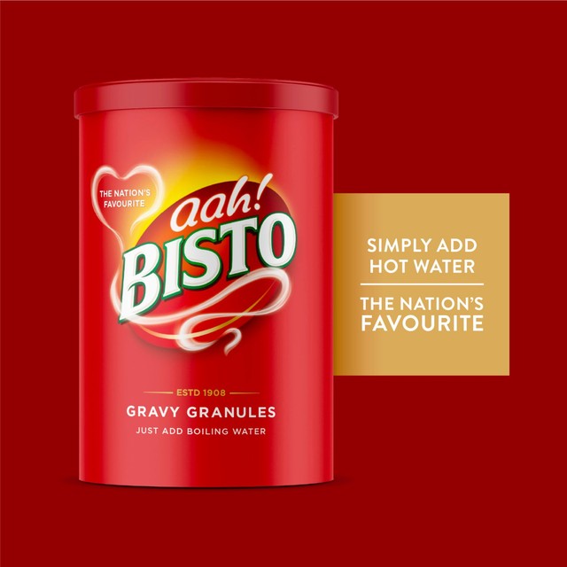 Bisto gravy granules in a tub, UK version