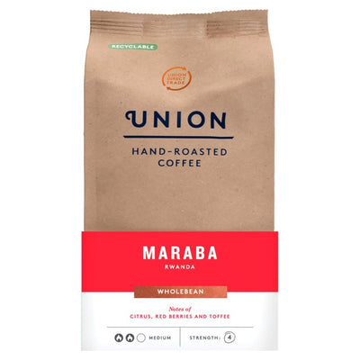 M&S Union Hand-Roasted Maraba Rwanda Wholebean Coffee 200g- Buy online at McGrocer