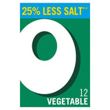 Oxo reduced salt vegetable stock cubes 71g, imported from the UK