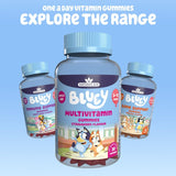 Natures Aid Bluey Multivitamin Support Gummies strawberry flavour 30 gummies, imported from the UK
