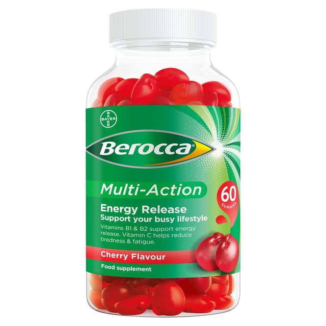 Berocca cherry vitamin gummies 60 pack - British product