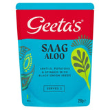 Geeta's Saag Aloo ready meal 250g, UK version