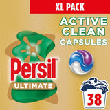 M&S Persil Ultimate Washing Capsules Active Clean Laundry Detergent Capsules 38 washes- Buy online at McGrocer