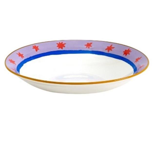 Eleanor Bowmer Electric Coast red star pasta bowl 23cm, UK version