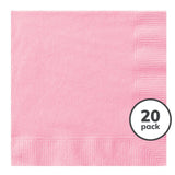 Unique Party Baby Pink napkins 20 pack - British product