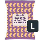M&S Ocado Roasted & Salted Cashew Nuts 350g- Buy online at McGrocer