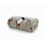 M&S Deyongs Sterling Stag Heated Throw 140cm x 180cm- Buy online at McGrocer