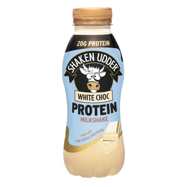 Shaken Udder white chocolate protein milkshake 330ml - British product
