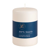 M&S Liljeholmens Pressed Pillar Stearin Candle Cream 68x100mm- Buy online at McGrocer