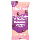 Brave roasted peas chocolate and salted caramel 30g - British product
