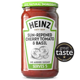 M&S Heinz Sun Dried Cherry Tomato & Basil Pasta Sauce 490g- Buy online at McGrocer