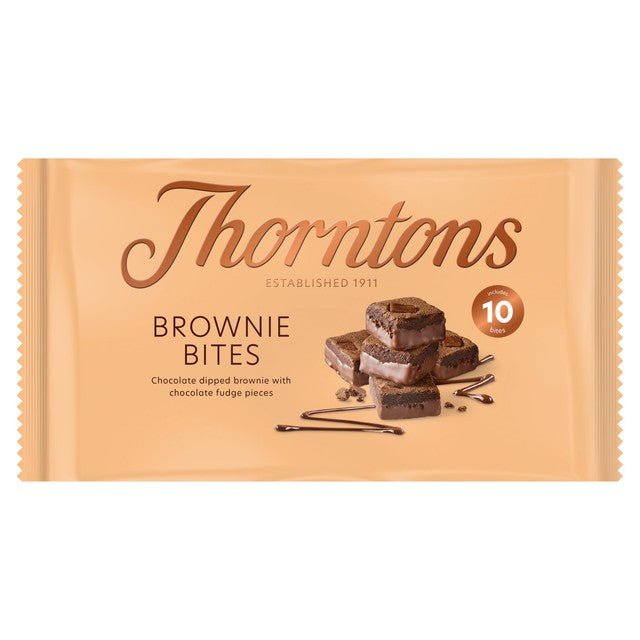 Thorntons fudge brownie bites 129g (British brand)