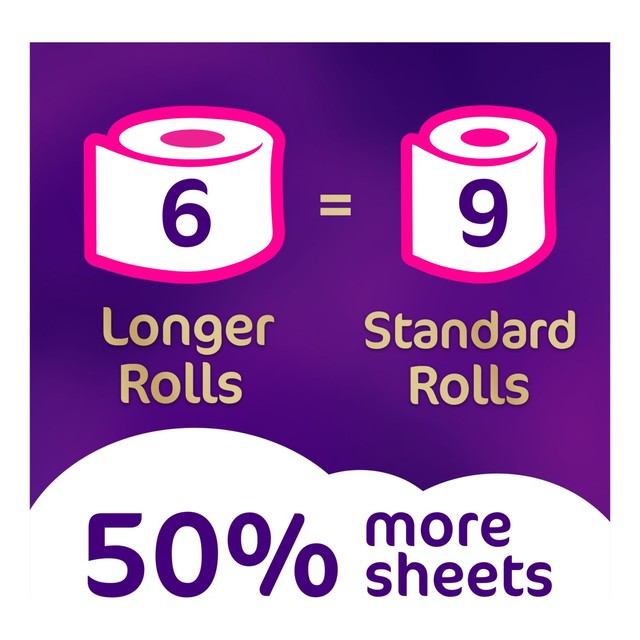 Cushelle quilted toilet rolls 6 rolls - British product