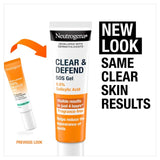 Neutrogena Clear & Defend SOS acne gel 15ml, imported from the UK