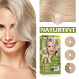 Naturtint hair colour gel 10A Light Ash Blonde 60ml, imported from the UK