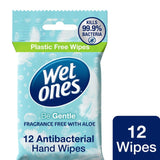 M&S Wet Ones Be Gentle Biodegradeable Antibacterial Hand and Body Wipes Pack of 12- Buy online at McGrocer