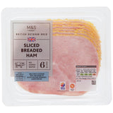 M&S M&S British Sliced Breaded Ham Slices 125g- Buy online at McGrocer