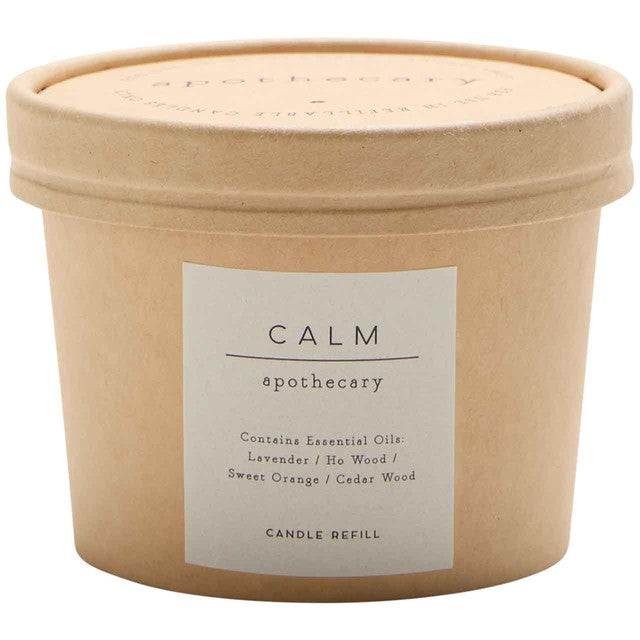 M&S Calm Candle Refill Amber 7cm (British brand)