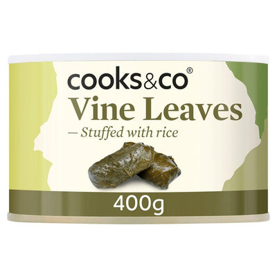 M&S Cooks & Co Stuffed Vine Leaves Appetiser 380g- Buy online at McGrocer