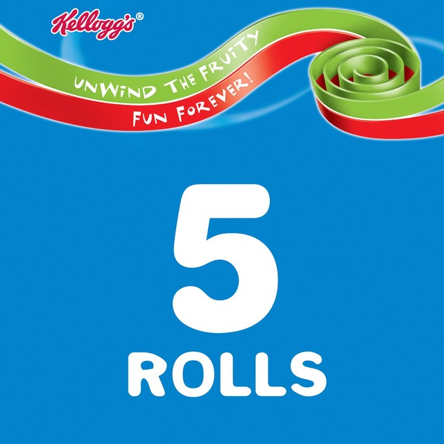 Kellogg's Winders strawberry and apple fruit snack roll 85g pack, UK version