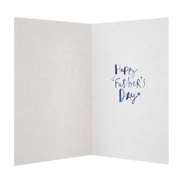 M&S Grandpa Father's Day card with gold foiling, imported from the UK