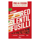 Profusion Red Lentil Fusilli 250g, imported from the UK
