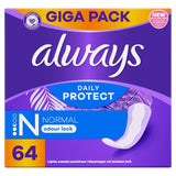 M&S Always Dailies Liners Daily Protect Normal Value Pack Panty Liners 64 Count- Buy online at McGrocer