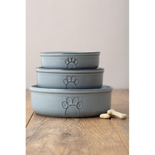 Mason Cash Reactive Paw ceramic pet bowl 13cm, imported from the UK