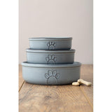 Mason Cash Reactive Paw ceramic pet bowl 13cm, imported from the UK