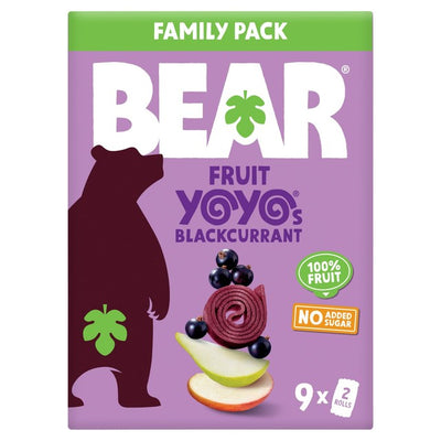 M&S Bear Fruit Yoyos Blackcurrant Fruit Rolls Family Pack- Buy online at McGrocer