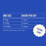 Marleybones dental supplement chew for dogs, imported from the UK