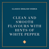 Lakes Distillery Classic English Vodka 70cl (British brand)