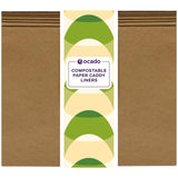 M&S Ocado Compostable Paper Caddy Liners Food Waste Bin Liners 8L- Buy online at McGrocer