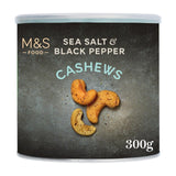 M&S M&S Sea Salt and Black Pepper Cashew Nuts 300g- Buy online at McGrocer