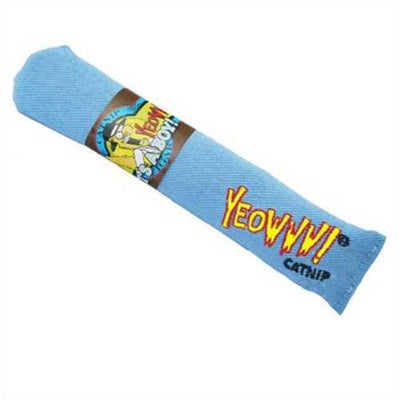 M&S Yeowww Blue Cigar Cat Toy Catnip Toy 7 inch- Buy online at McGrocer