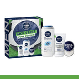 NIVEA MEN Kick Start kit shower gel face wash creme (British brand)