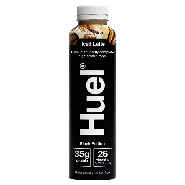 Huel Black Edition Iced Latte protein drink 500ml, UK version