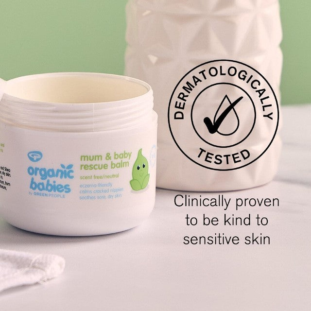 Green People Scent Free Mum & Baby Rescue Balm 100ml, imported from the UK