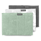 M&S Brabantia Sinkside Microfibre Cleaning Pads Jade Green Set of 3 16x22cm- Buy online at McGrocer
