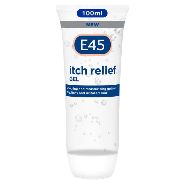 E45 Itch Relief Gel 100ml for dry skin, UK version