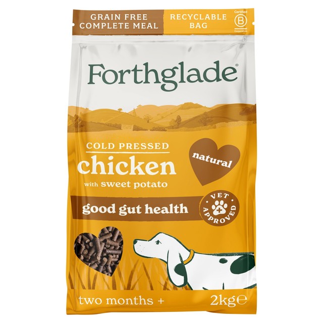 Forthglade dog food chicken with sweet potato 2kg - British product