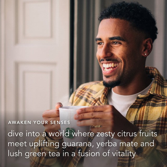 Pukka Herbs citrus yerba mate green tea bags 20 pack (British brand)
