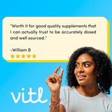 VITL Rise & Energise vitamin supplement 30 capsules (British brand)