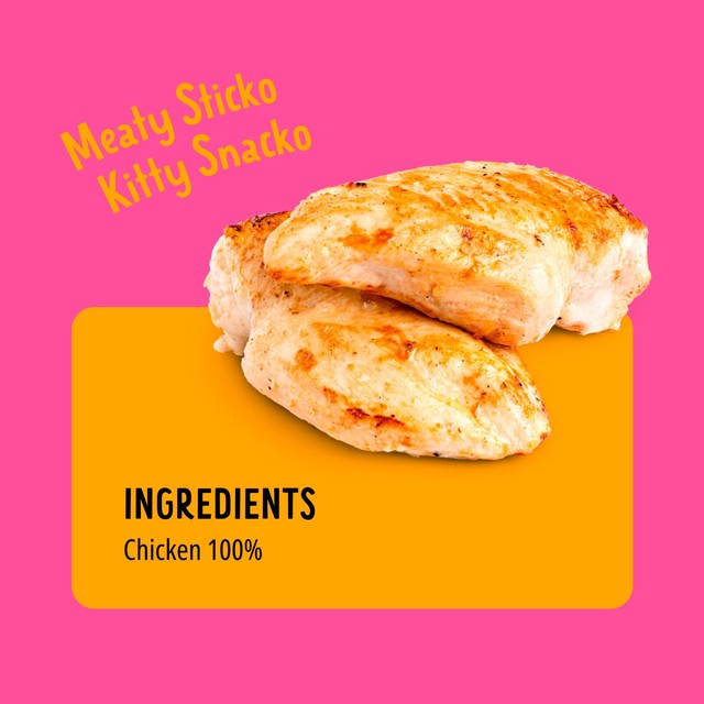 Bonkers Purrpops freeze-dried chicken cat lollipop treats (British brand)